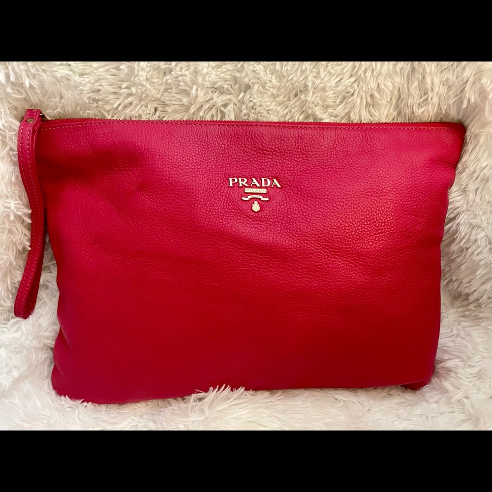 Prada clutch or tablet/ laptop bag